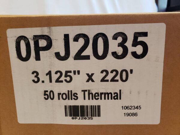 3.125" X 220' Thermal Paper, 50 rolls POS-X XR500 Clover Station Thermal paper star Cash Register POS System star tsp100 M224A TM-T88V Ruby Sapphire