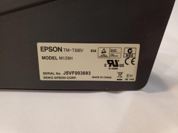 Epson TM-T88IV ReStick POS Printer, Compact Repositionable, Liner-freeThermal Label Printer. Model: M129H - Image 10