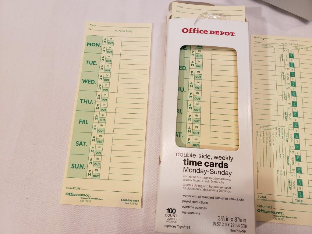 AMANO PIX-75 ELECTRONIC TIME AND ATTENDANCE CLOCK - Computer store