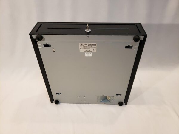 APG Standard- Duty 16” Electronic Point of Sale Cash Drawer | Vasario Series VB320-BL1616 | Printer Compatible | Plastic Till with 5 Bill/ 5 Coin Compartments | Black - Image 23