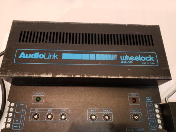 Wheelock Audiolink AA-10 Paging Amplifier 10 Watts RMS +  Inter-Tel GLX 612.1000 3 Line by 8 Station KSU - Image 50