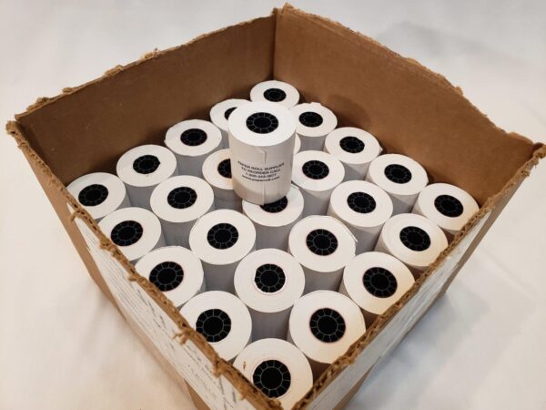 2 1/4" x 85' BPA Free Thermal Receipt Paper Rolls - Image 3