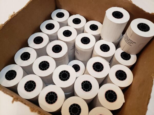 2 1/4" x 85' BPA Free Thermal Receipt Paper Rolls - Image 5