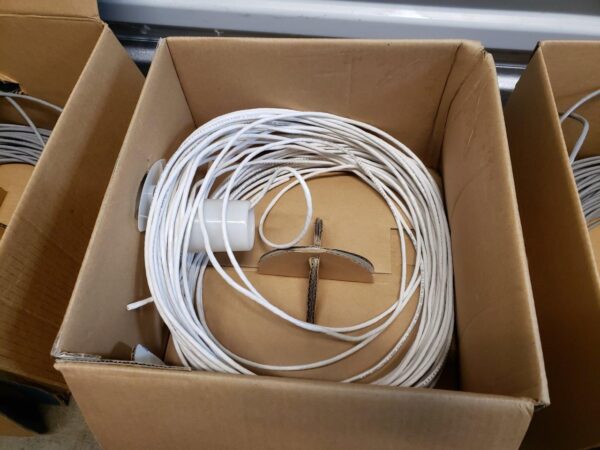 CAT5e cable 7 bundles boxes of various lengths totaling over 3000ft of wiring