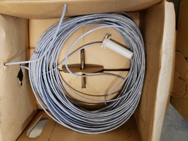 CAT5e cable 7 bundles boxes of various lengths totaling over 3000ft of wiring