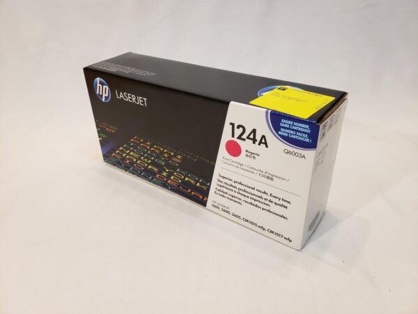 HP 124A Magenta Original LaserJet Toner Cartridge, Q6003A Genuine - Image 2