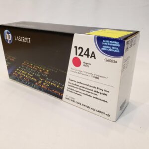 HP 124A Magenta Original LaserJet Toner Cartridge, Q6003A Genuine
