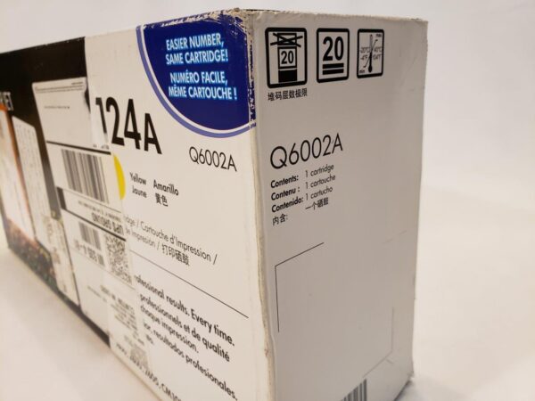 HP 124A Yellow Original LaserJet Toner Cartridge, Q6002A Genuine - Image 3