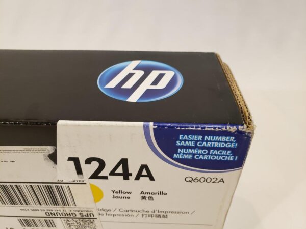 HP 124A Yellow Original LaserJet Toner Cartridge, Q6002A Genuine - Image 7