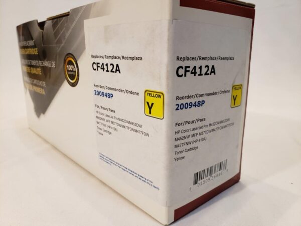 Premium Replacement 200948P Yellow Toner Cartridge for HP CF412A (HP 410A) - Image 3