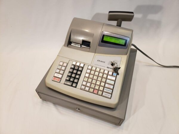 Sharp ER-A410 Electronic Cash Register ECR with Drawer and Display - Image 17