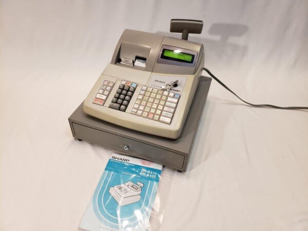 Sharp ER-A410 Electronic Cash Register ECR with Drawer and Display - Image 11
