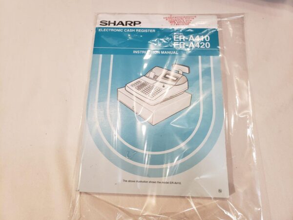 Sharp ER-A410 Electronic Cash Register ECR with Drawer and Display - Image 10