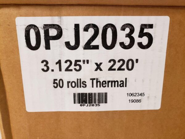 Thermal Cash Register Paper 3 1/8″ (3.125”) x 220′ Thermal Paper (50 Rolls) - Image 6