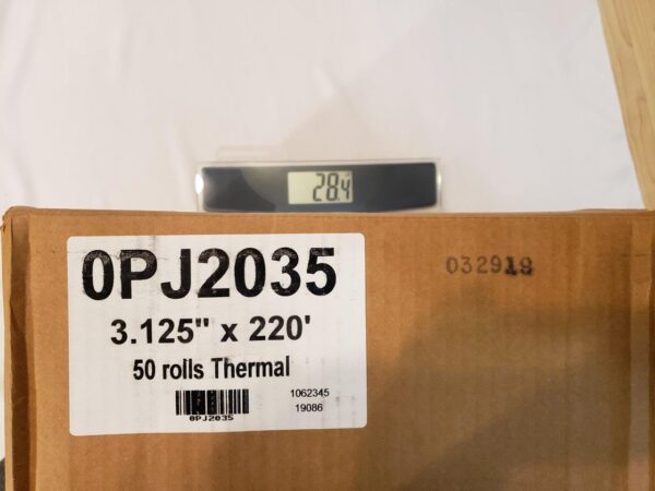 Thermal Cash Register Paper 3 1/8″ (3.125”) x 220′ Thermal Paper (50 Rolls) - Image 9