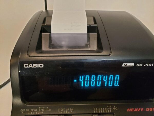 CASIO Desk-Top Printing Calculator DR-210TM - Image 8
