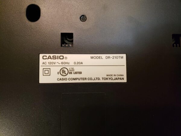 CASIO Desk-Top Printing Calculator DR-210TM - Image 11