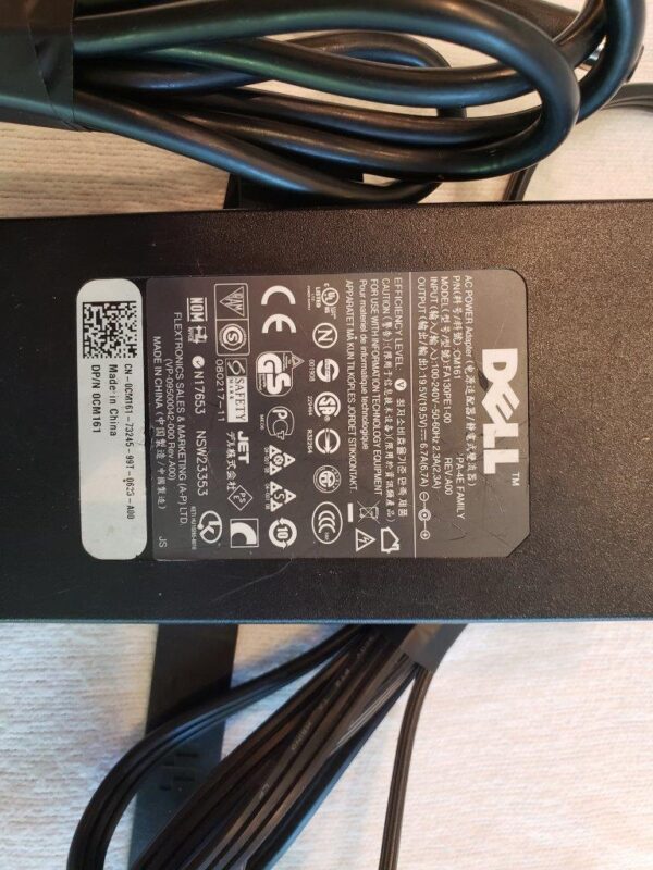 Dell FA130PE1-00 CM161 PA-4E Family Laptop AC Power Adapter 19.5V 6.7A 130W - Image 3