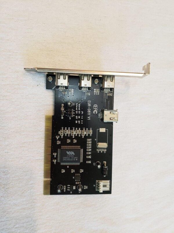 EUR-0811 V1 PCI to 4 Ports IEEE 1394 Firewire Controller Interface Card