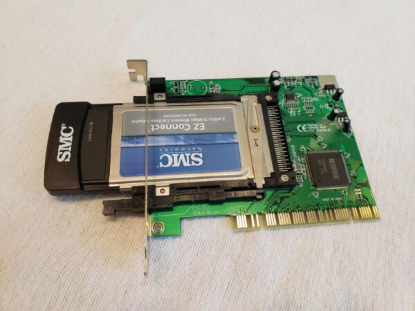 Generic F-PPM485-01-ST01 PC BOARD CARD P2CB485 rev.A6 + SMC EZ Connect SMC2635W - network adapter - Image 3
