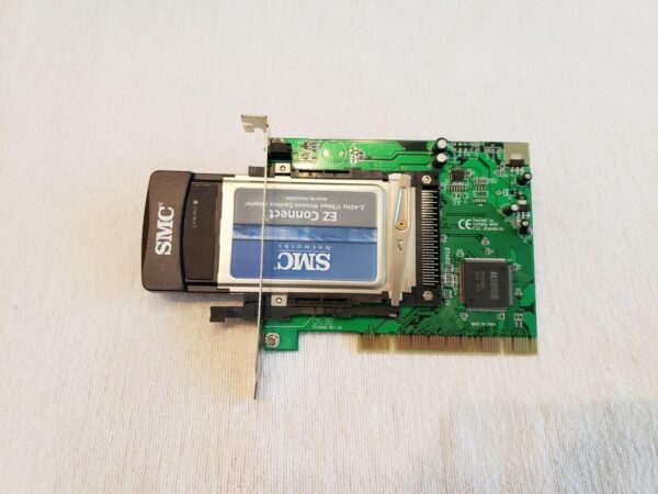 Generic F-PPM485-01-ST01 PC BOARD CARD P2CB485 rev.A6 + SMC EZ Connect SMC2635W - network adapter - Image 4