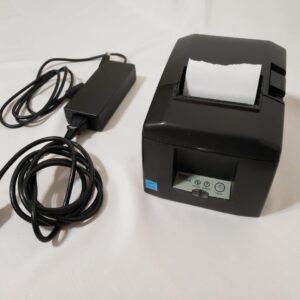 Star Micronics Thermal Printer TSP650 Part#: TSP654IIE3 Bluetooth, Receipt, with Adapter