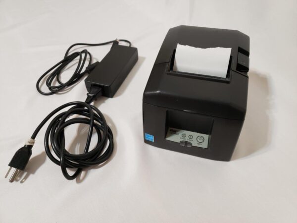 Star Micronics Thermal Printer TSP650 Part#: TSP654IIE3 Bluetooth, Receipt, with Adapter