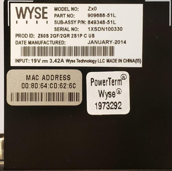 Dell Wyse 909688-51L Z50S AMD G-T52R 1.5GHz processor 2GB RAM - Image 15