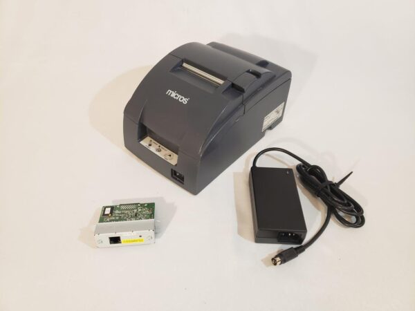 Epson TM-U220B M188B POS Receipt Printer Ethernet Interface - with Power Supply