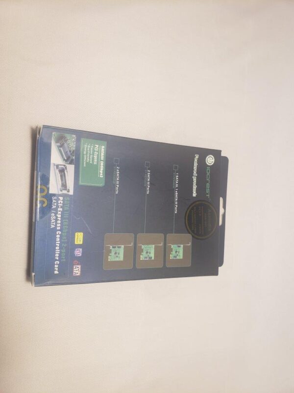IO Crest 2 Port SATA III PCI-Express x1 Card (SY-PEX40039) - Image 2