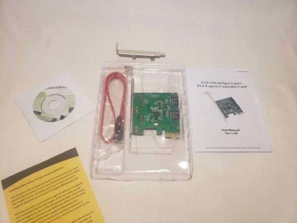 IO Crest 2 Port SATA III PCI-Express x1 Card (SY-PEX40039)