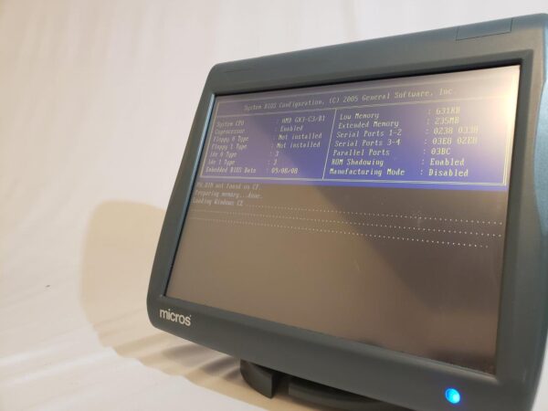 Micros Workstation 5 System Unit Touch Screen with Stand 400814-001 - Image 29