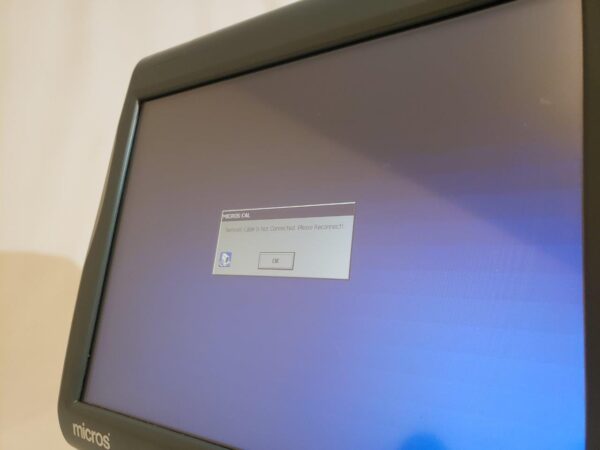 Micros Workstation 5 System Unit Touch Screen with Stand 400814-001 - Image 34