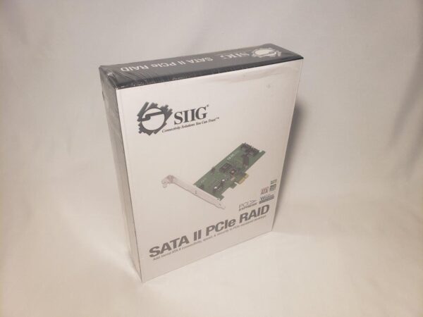 SIIG SC-SAER12-S2 SATA II PCIe Raid Controller Card 2 Port 300Mbps