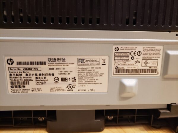 HP LaserJet Pro P1102w Laser Printer CE657A - Image 8