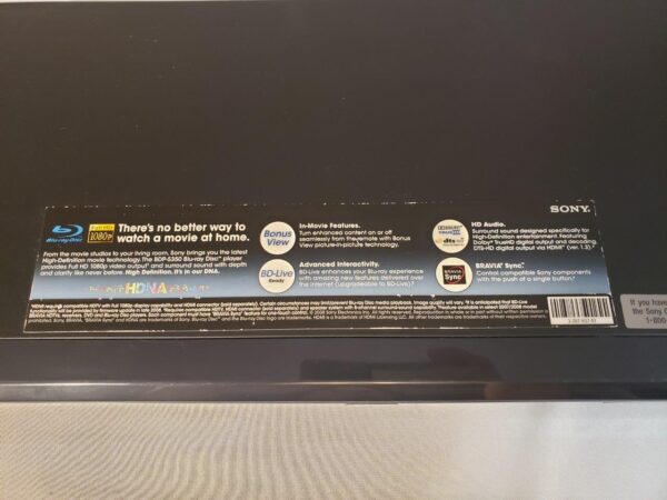 Sony BDP-S350 1080p Blu-Ray Disc Player - Image 14
