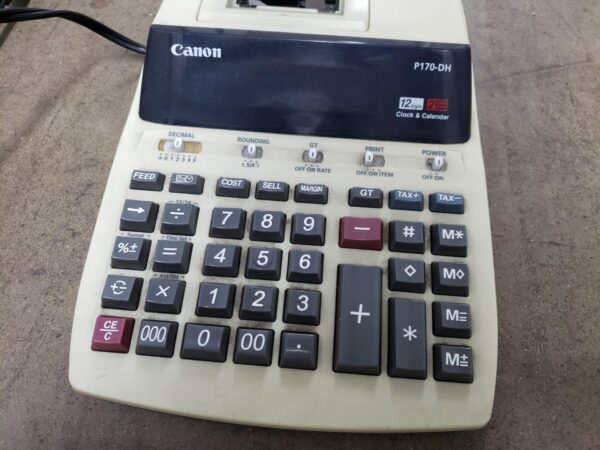 Canon P170-DH Printing Calculator - Image 4