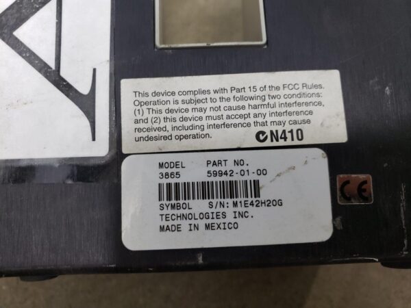 Lot of 4 Symbol PDT-6840 Portable Data Terminal Barcode Scanners + 4x Symbol CBU 3865 59942-01-00 21-32665-02 Single Slot Charger Cradle + 4 Slot Battery Charger Station 20-33569-01 + Symbol SYM04-2 p/n 50-14001-008 Power Supply Adapter - Image 14