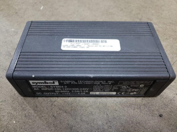 Lot of 4 Symbol PDT-6840 Portable Data Terminal Barcode Scanners + 4x Symbol CBU 3865 59942-01-00 21-32665-02 Single Slot Charger Cradle + 4 Slot Battery Charger Station 20-33569-01 + Symbol SYM04-2 p/n 50-14001-008 Power Supply Adapter - Image 22