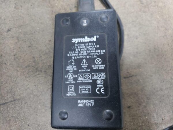 Lot of 4 Symbol PDT-6840 Portable Data Terminal Barcode Scanners + 4x Symbol CBU 3865 59942-01-00 21-32665-02 Single Slot Charger Cradle + 4 Slot Battery Charger Station 20-33569-01 + Symbol SYM04-2 p/n 50-14001-008 Power Supply Adapter - Image 24