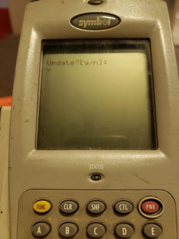 Lot of 4 Symbol PDT-6840 Portable Data Terminal Barcode Scanners + 4x Symbol CBU 3865 59942-01-00 21-32665-02 Single Slot Charger Cradle + 4 Slot Battery Charger Station 20-33569-01 + Symbol SYM04-2 p/n 50-14001-008 Power Supply Adapter - Image 34