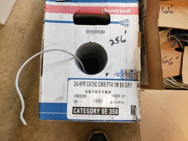Cat5E cable 6 incomplete boxes total 2448 Ft - Image 2