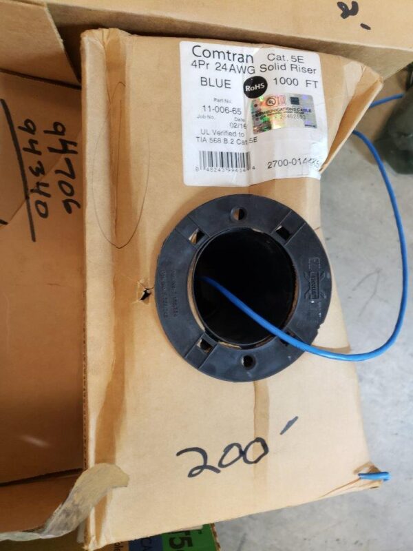 Cat5E cable 6 incomplete boxes total 2448 Ft - Image 4