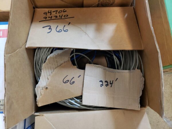 Cat5E cable 6 incomplete boxes total 2448 Ft - Image 5