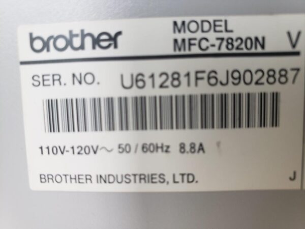 Brother MFC-7820N 5-in-1 Network Monochrome Laser Multifunction Center - Image 5