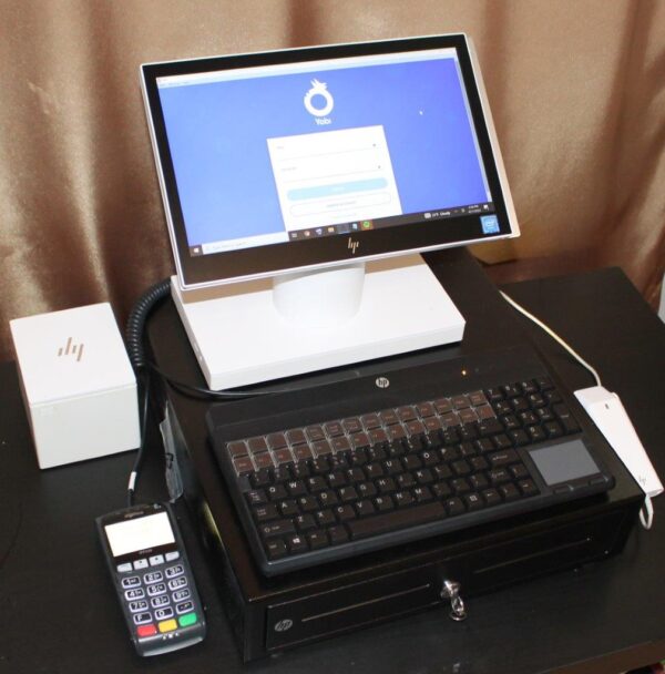 Complete HP POS Solution based on HP Engage One All-in-One System model 141