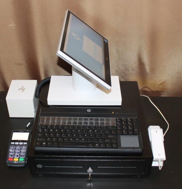 Complete HP POS Solution based on HP Engage One All-in-One System model 141