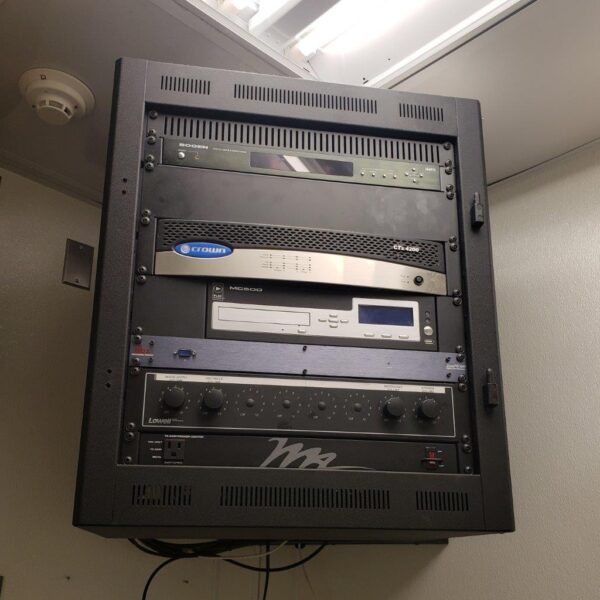 Complete Restaurant Audio System, Rack mounted, Multiple Zone Volume Adjustment