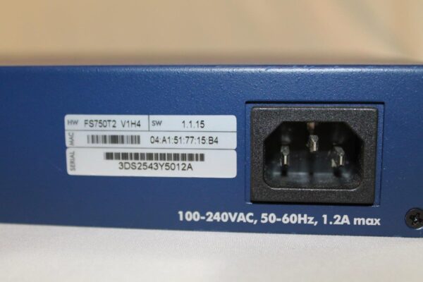 NETGEAR ProSafe FS750T2 48-port 10/100Base-TX Smart switch w/ 2 Gigabit ports - Image 13
