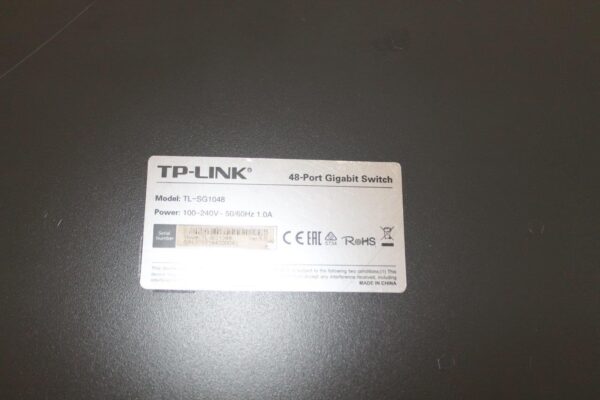 TP-Link TL-SG1048 48-Port Gigabit Rackmount Switch - Image 5